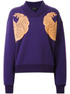 G.v.g.v. 'nami' Kimono Collar Sweatshirt, Women's, Size: Xs, Pink/purple, Cotton