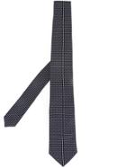 Gieves & Hawkes Plaid Tie - Black