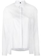 Eleventy Button-up Shirt, Women's, Size: 44, White, Cotton/polyester/spandex/elastane