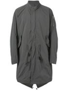 Mandarin Neck Loose-fit Coat - Men - Nylon - Ii, Green, Nylon, Attachment