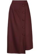 Liya High-waisted Skirt - Red