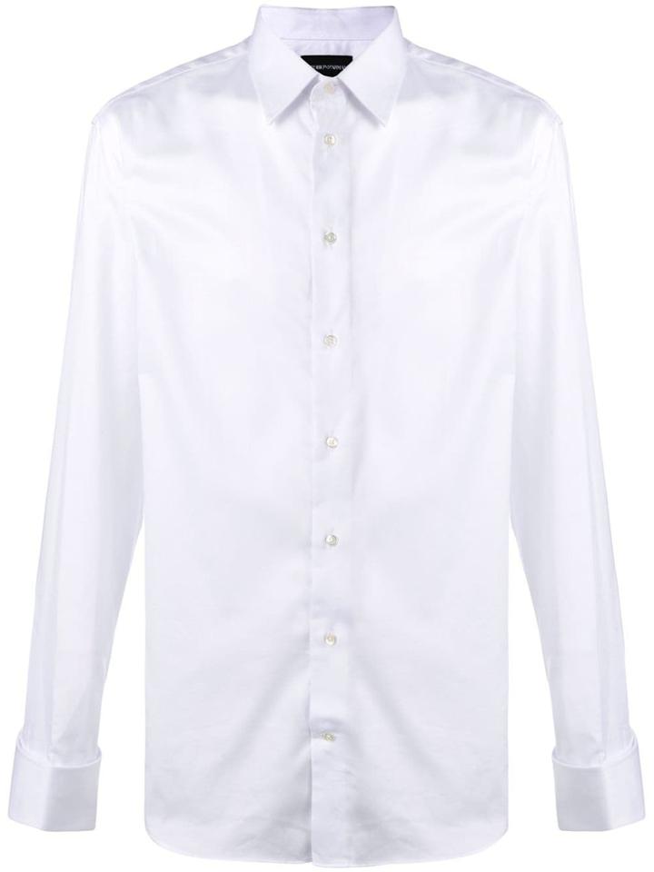 Emporio Armani Long-sleeve Fitted Shirt - White