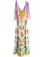Yuliya Magdych Mandarin Flare Dress - White