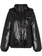 Givenchy Front Logo Multi Zip Puffer Jacket - Black