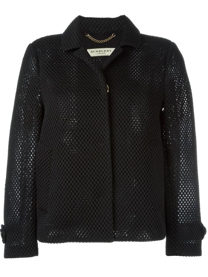 Burberry London 'fox Clover' Fitted Jacket