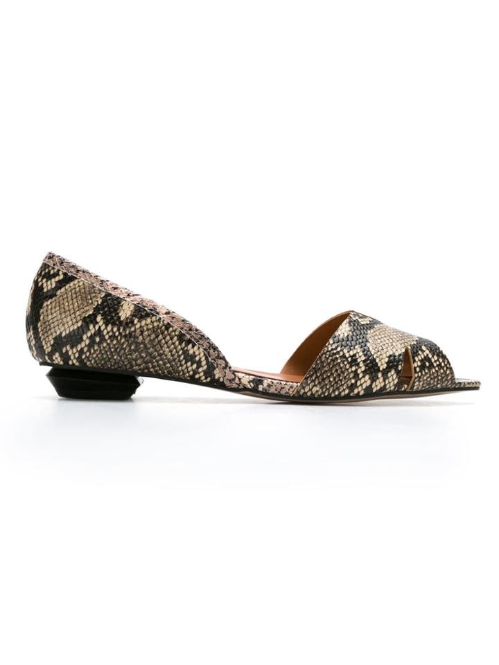 Manolita Leather Shoes - Multicolour