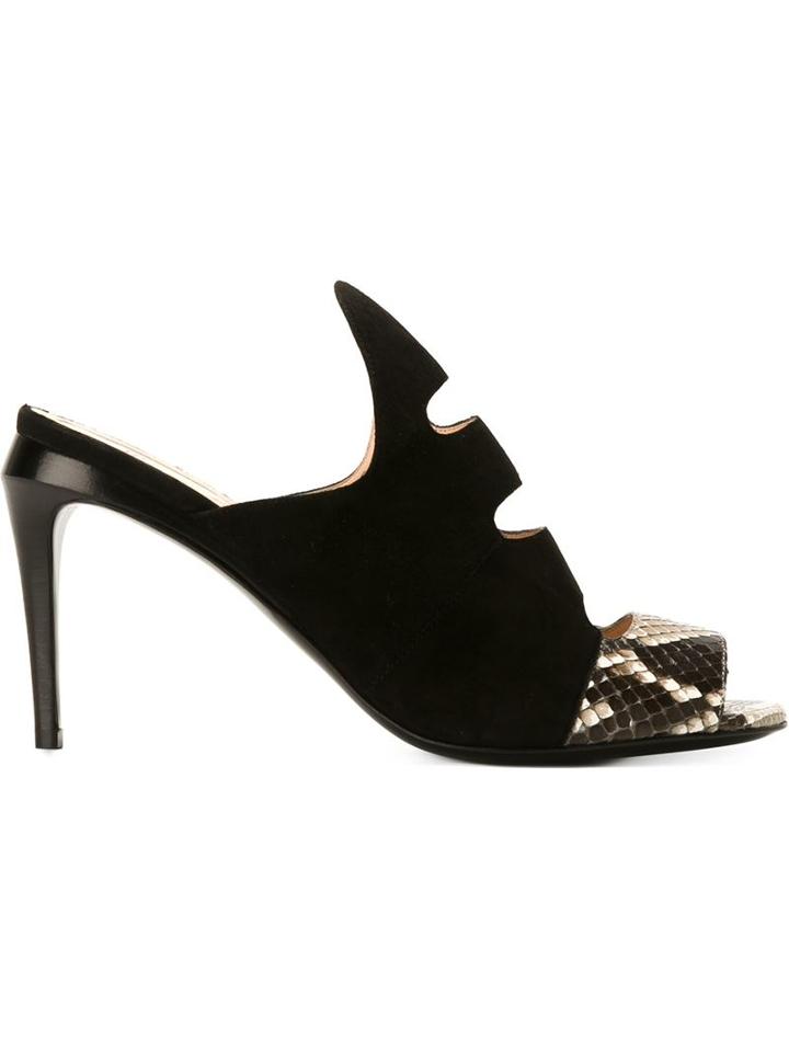 Fendi Cut-out Mules