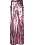 Prabal Gurung Sequin Wide Leg Trousers - Pink