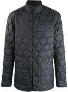 Z Zegna Long Sleeve Quilted Jacket - Grey