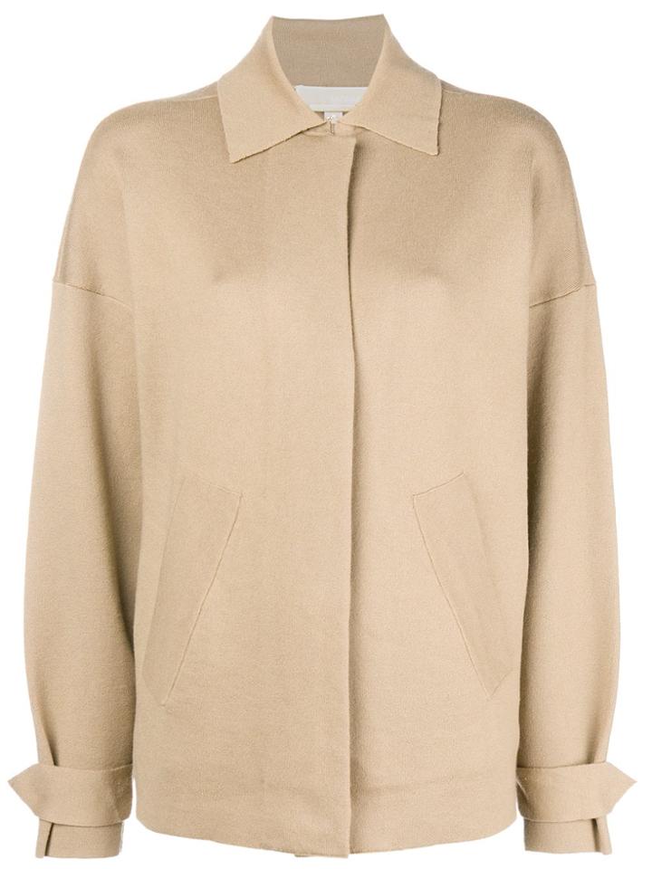 Michael Michael Kors Straight-fit Jacket - Nude & Neutrals