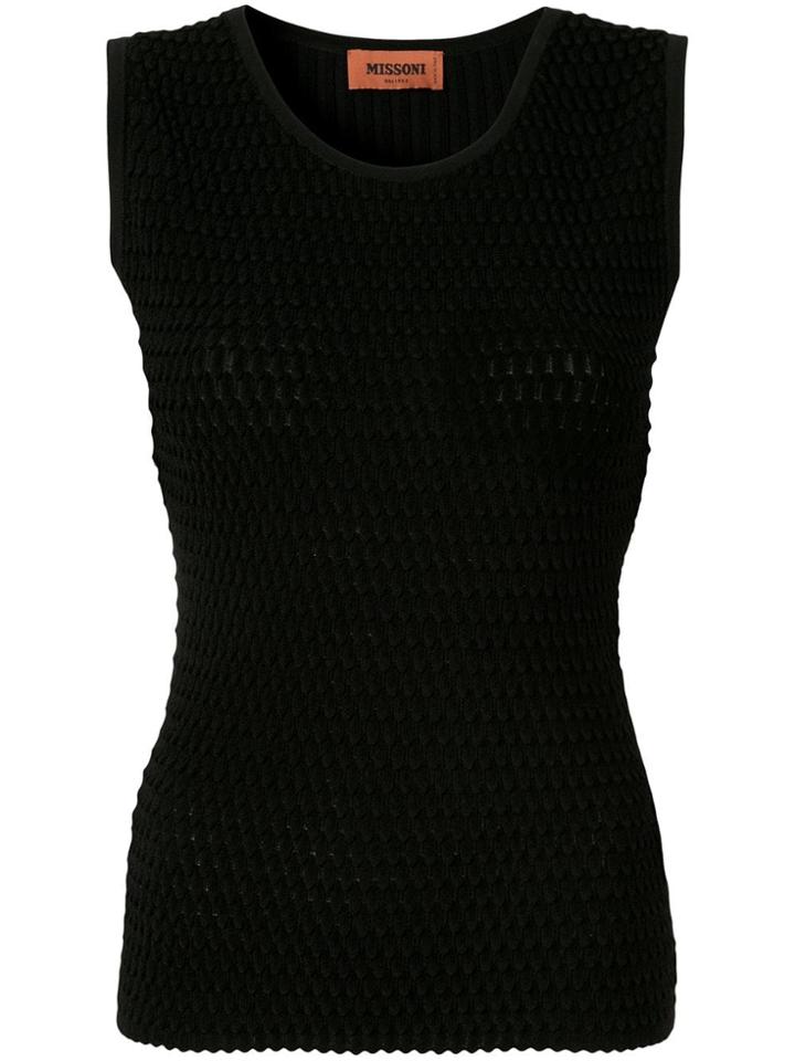 Missoni Candle Sleeveless Top - Black