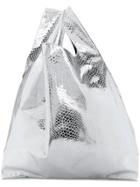 Mm6 Maison Margiela Metallic Triangle Tote