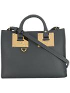 Sophie Hulme Box Albion Tote - Grey