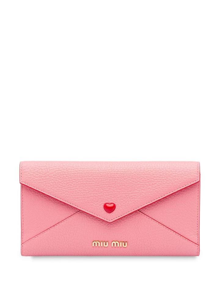 Miu Miu Envelope Wallet - Pink