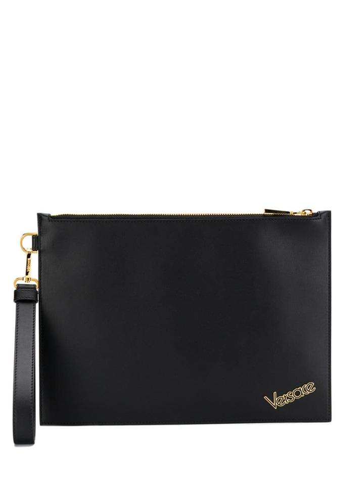 Versace Vintage Logo Pouch - Black