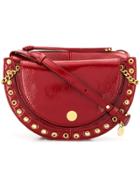 See By Chloé Grommet-embellished Shoulder Bag - Red