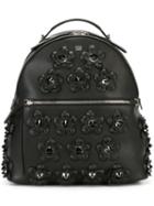 Fendi Flower Appliqué Backpack