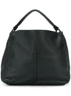 Bottega Veneta Woven Detail Tote - Black