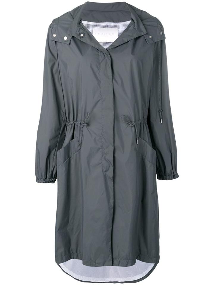 Fabiana Filippi Hooded Raincoat - Grey