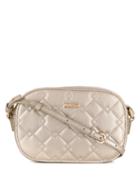 Liu Jo Faux Leather Quilted Cross-body Bag - Gold