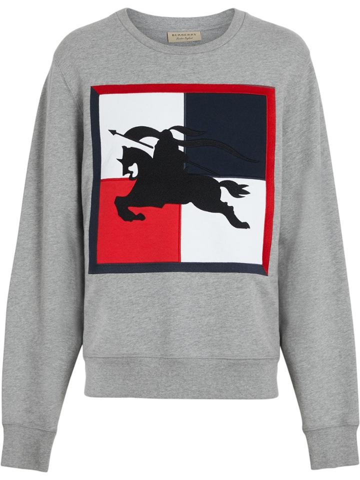 Burberry Chequer Ekd Sweatshirt - Grey