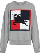 Burberry Chequer Ekd Sweatshirt - Grey