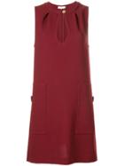 L'autre Chose Keyhole Detail Dress - Red