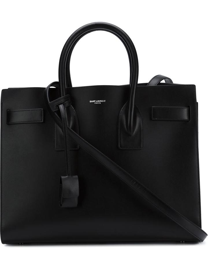 Saint Laurent - Small 'sac De Jour' Tote - Women - Leather - One Size, Black, Leather