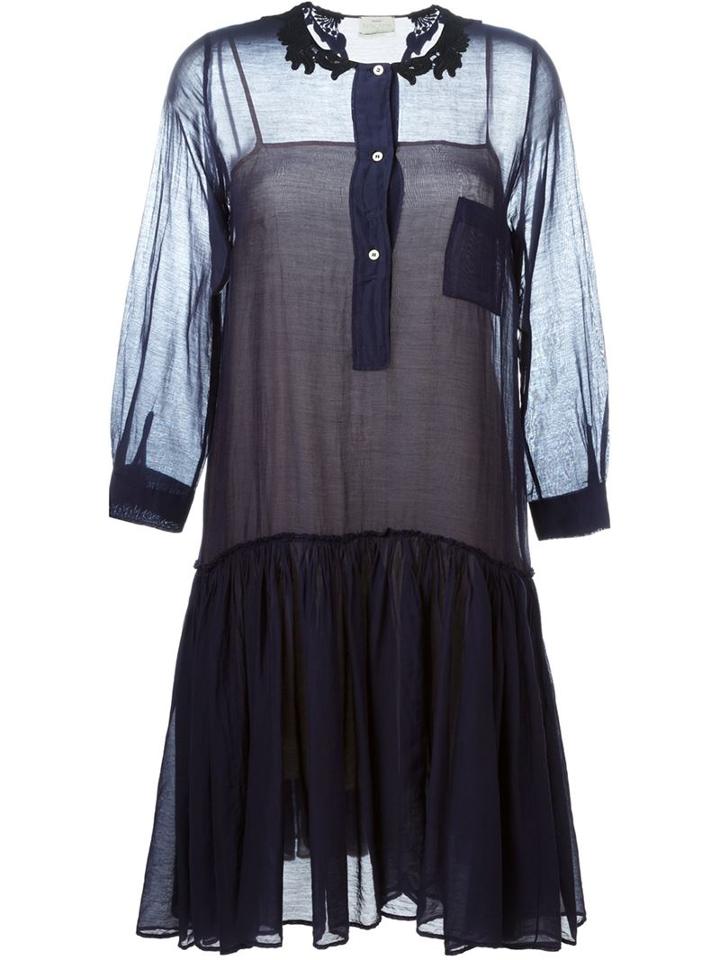 Forte Forte Dropped Waist Pleated Dress