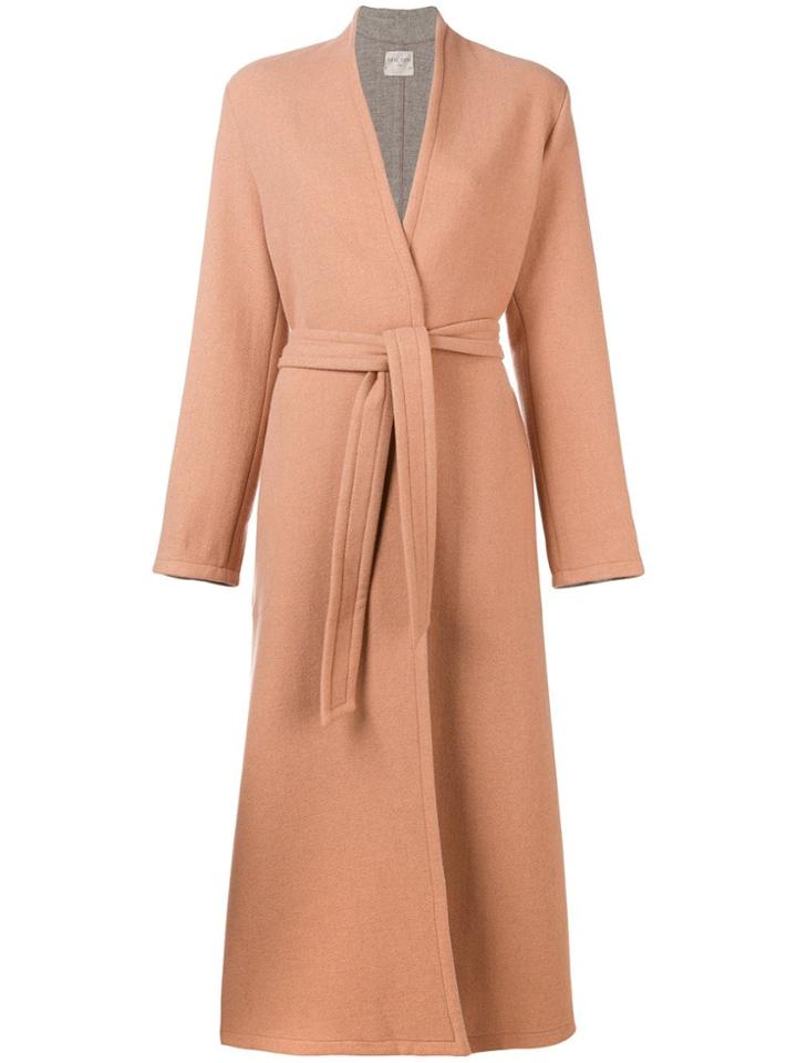 Forte Forte Longline Coat - Neutrals
