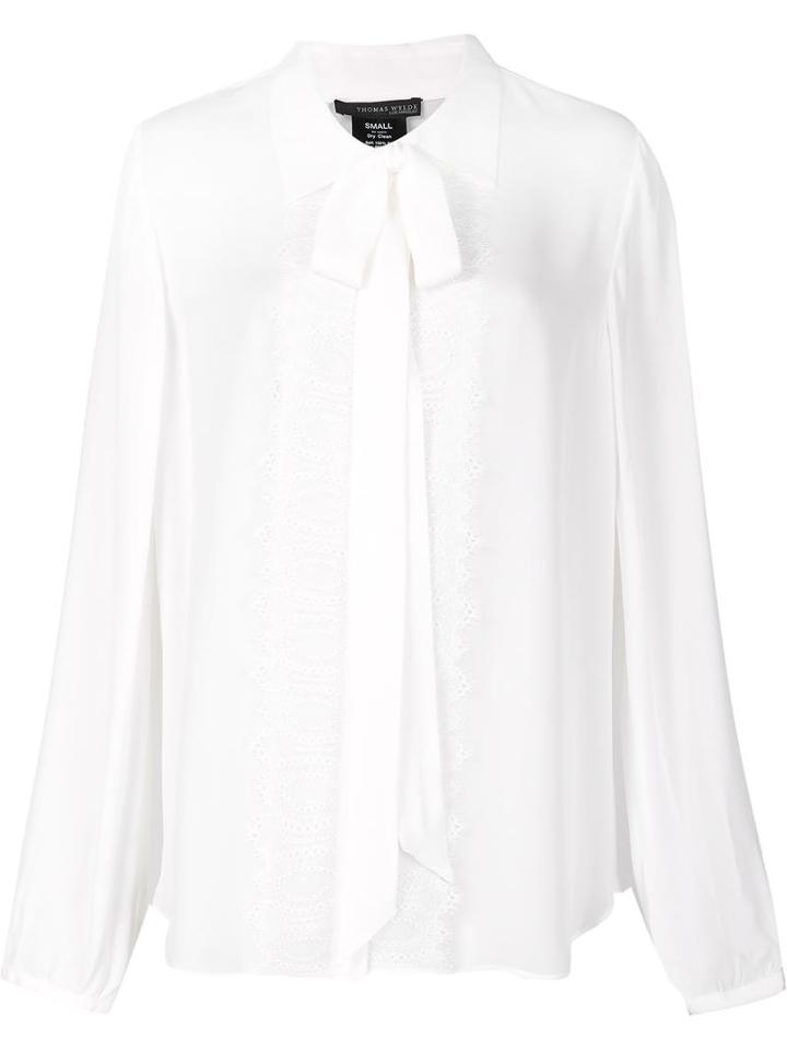 Thomas Wylde - 'endemic' Blouse - Women - Silk - M, White, Silk