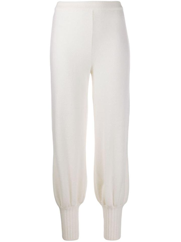 Genny Balloon Pants - White