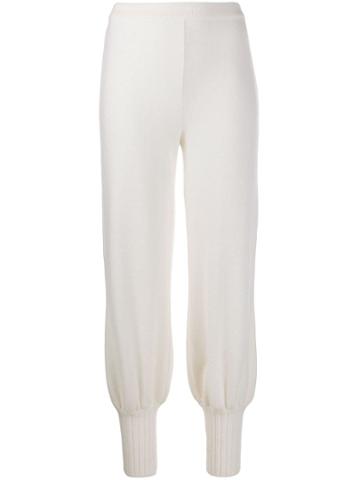 Genny Balloon Pants - White