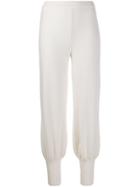 Genny Balloon Pants - White