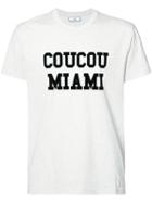 Ami Alexandre Mattiussi Coucou Miami T-shirt, Men's, Size: Small, Green, Cotton