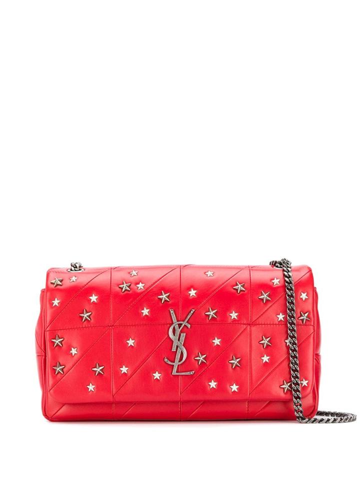 Saint Laurent Star Shoulder Bag - Red