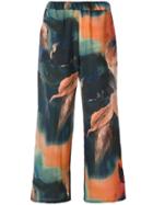 Ermanno Gallamini Printed Trousers - Blue