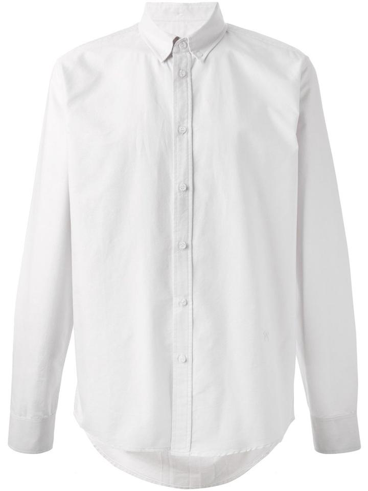 Soulland - 'goldsmith' Shirt - Men - Cotton - S, Grey, Cotton