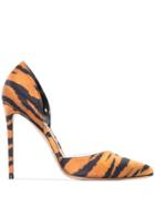 Alexandre Vauthier Angelina 110 Tiger Pumps - Brown