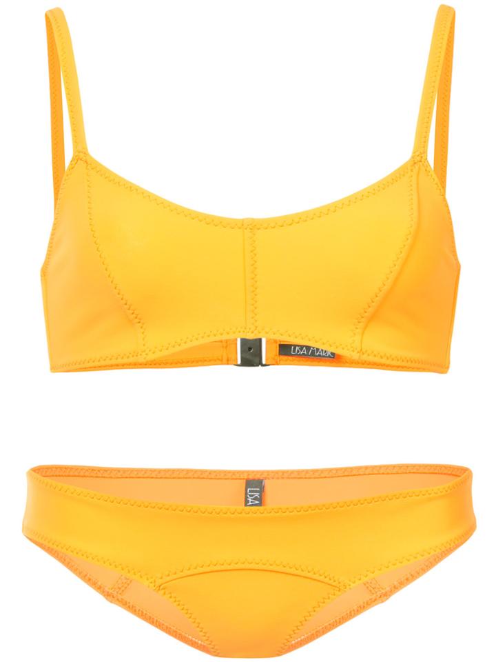 Lisa Marie Fernandez Bonded Bikini - Yellow & Orange