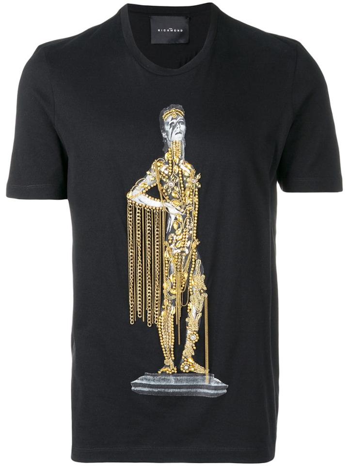 John Richmond Embellished T-shirt - Black