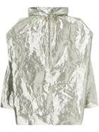 Walter Van Beirendonck Oversized Structured Jacket - Metallic