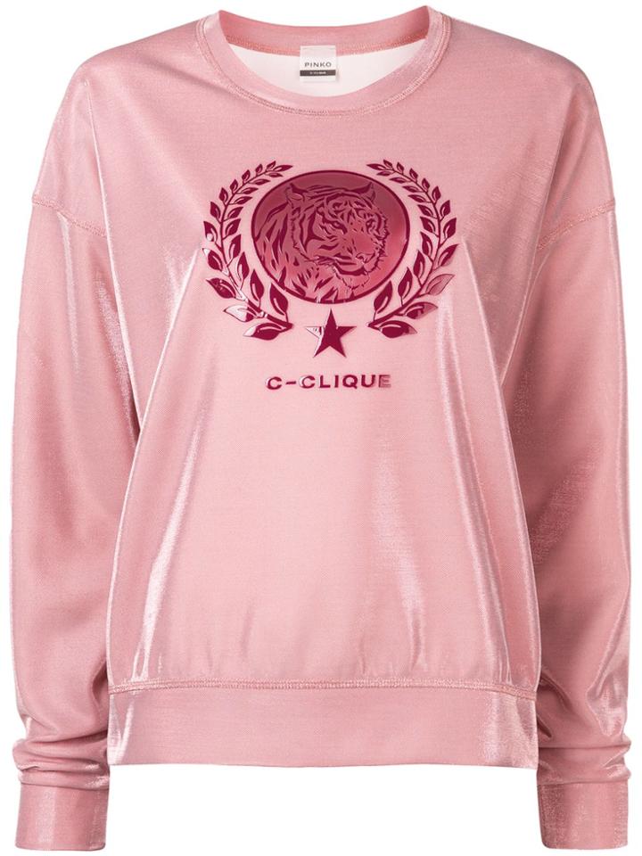 Pinko Logo Sheen Sweatshirt