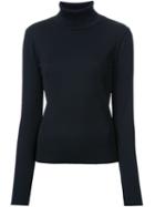 G.v.g.v. Ribbed Turtleneck Blouse, Women's, Size: Xs, Black, Polyester