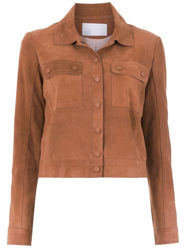 Nk Suede Jacket - Brown