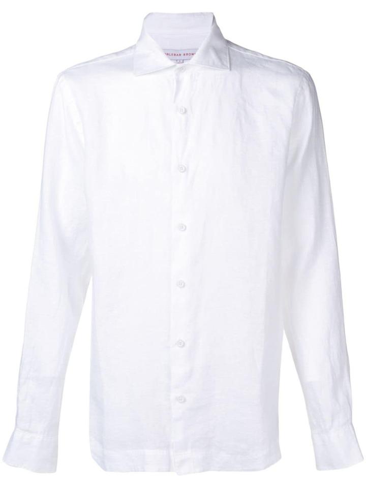 Orlebar Brown Slim-fit Linen Shirt - White