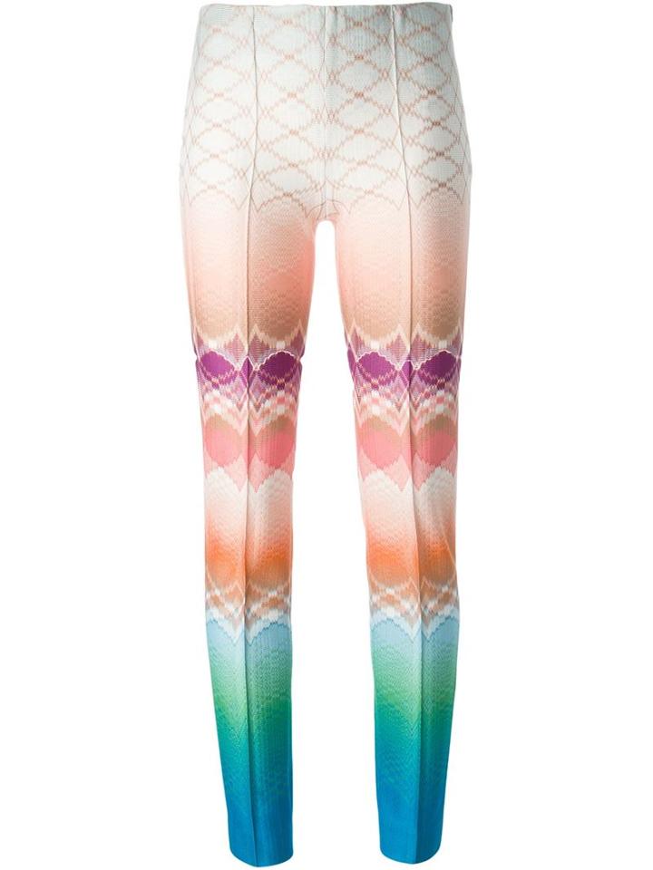 Missoni Patterned Knit Slim Trousers