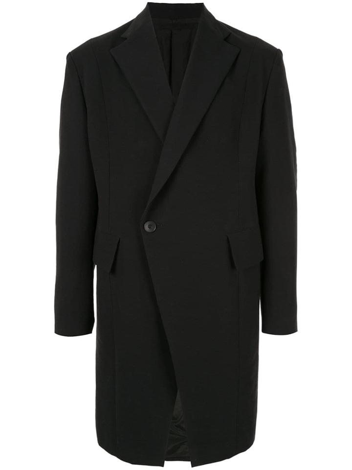 Julius Oversized Midi Coat - Black