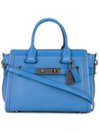 Coach - Rectangular Tote - Women - Leather - One Size, Women's, Blue, Leather