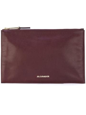 Jil Sander Vintage Flat Clutch - Pink & Purple
